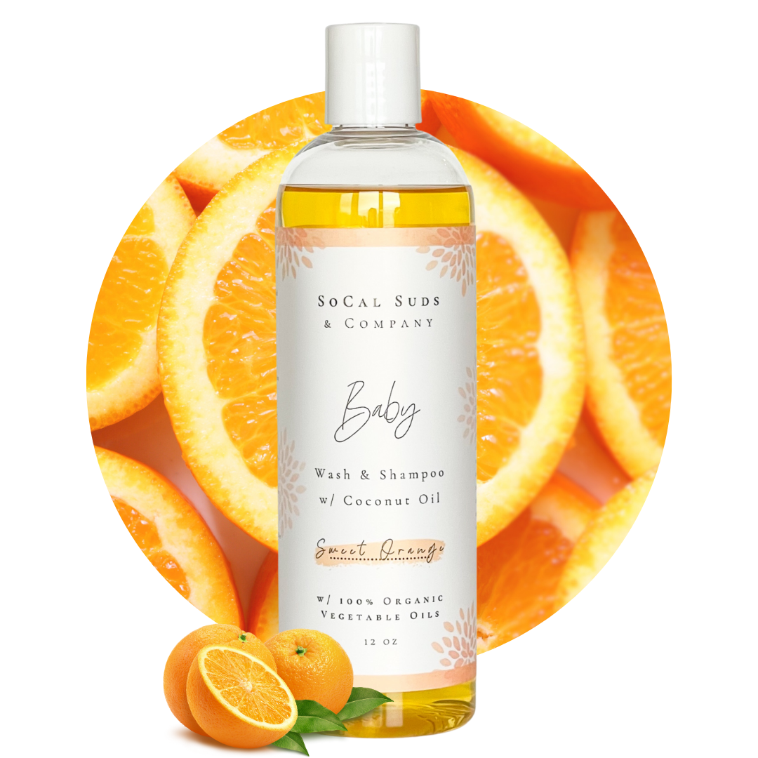 Sweet Orange Gel Baby Wash &amp; Shampoo